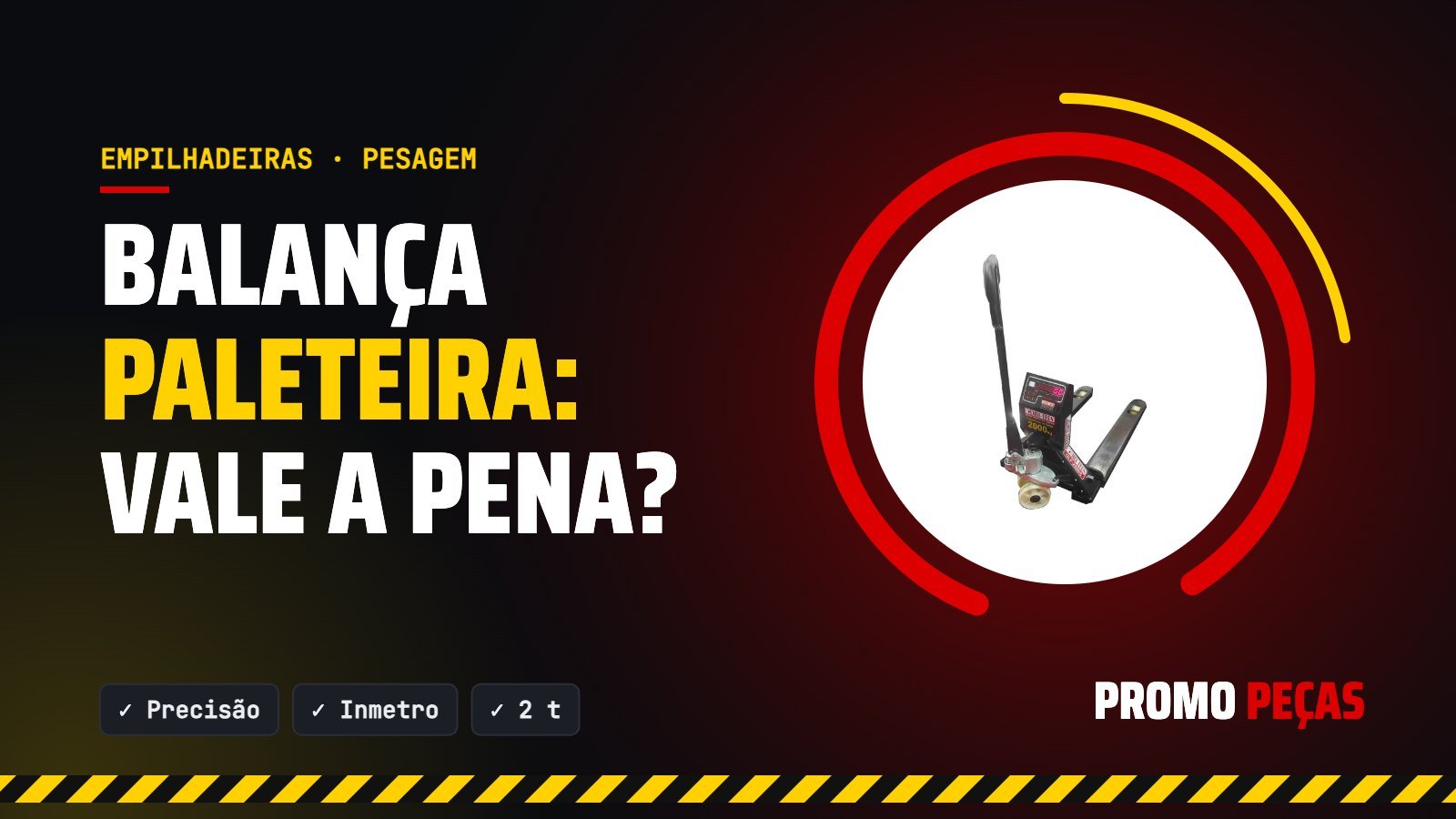 Balança paleteira: quando vale a pena pesar no próprio transpalete (e o que verificar)