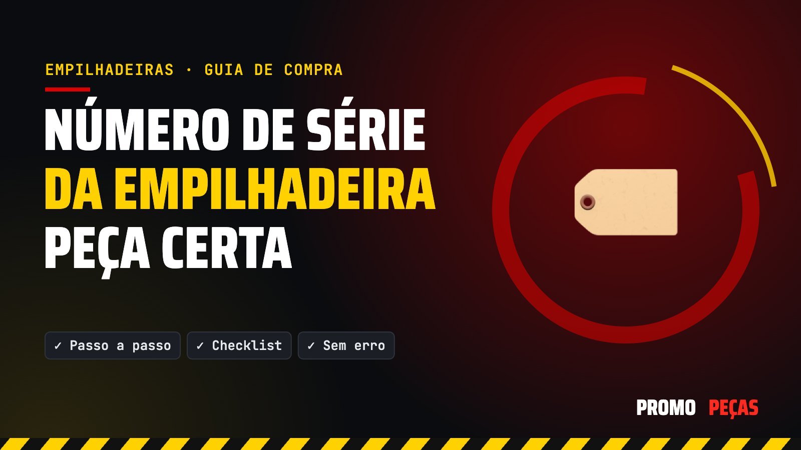 Como achar o número de série da empilhadeira e comprar a peça certa (guia 2026)